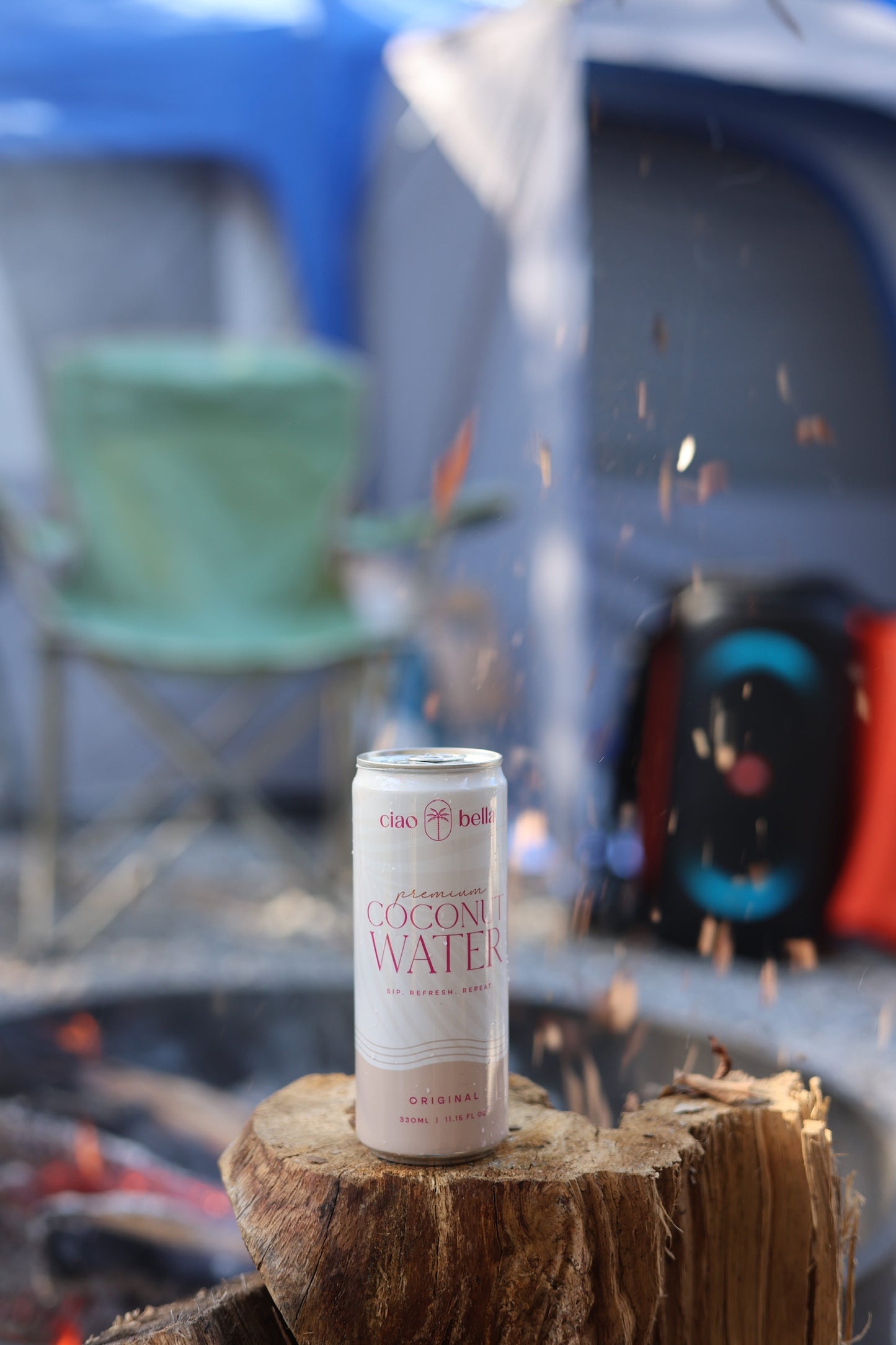 Ciao Bella Premium Coconut Water – 100% Pure Hydration | 12-Pack (11.2 fl oz Cans)