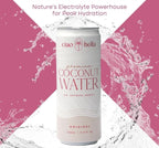 Ciao Bella Premium Coconut Water – 100% Pure Hydration | 12-Pack (11.2 fl oz Cans)